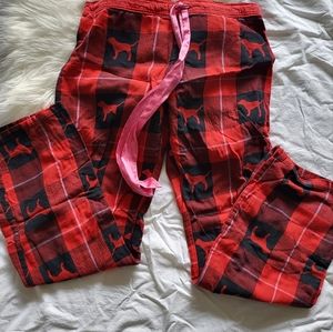 Pink Checker Pattern PJ Pants